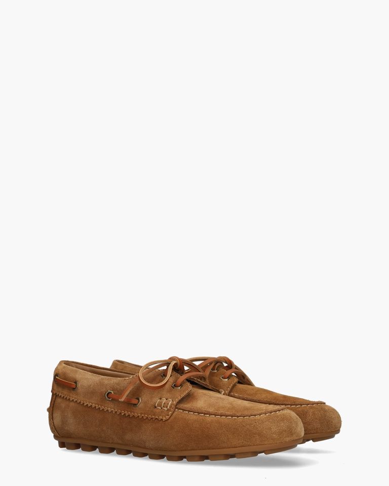 Olympia Cognac Dames Veterschoenen