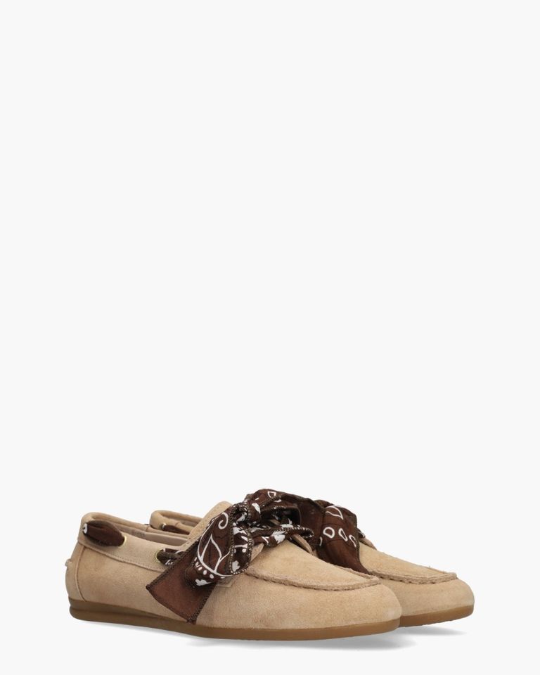 Nahua Bandana Beige Damesloafers