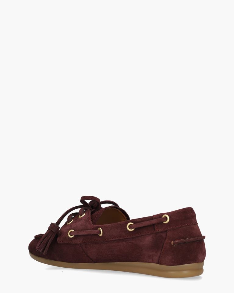 Shima Bordeauxrood Dames Veterschoenen