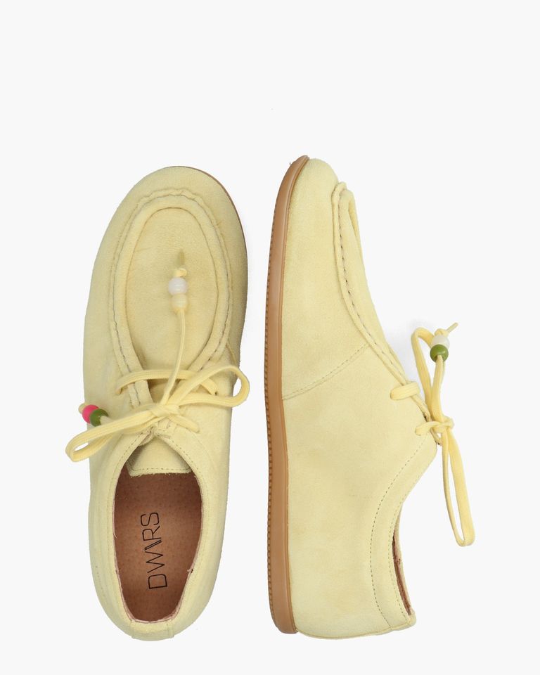 Laval Lichtgeel Dames Veterschoenen