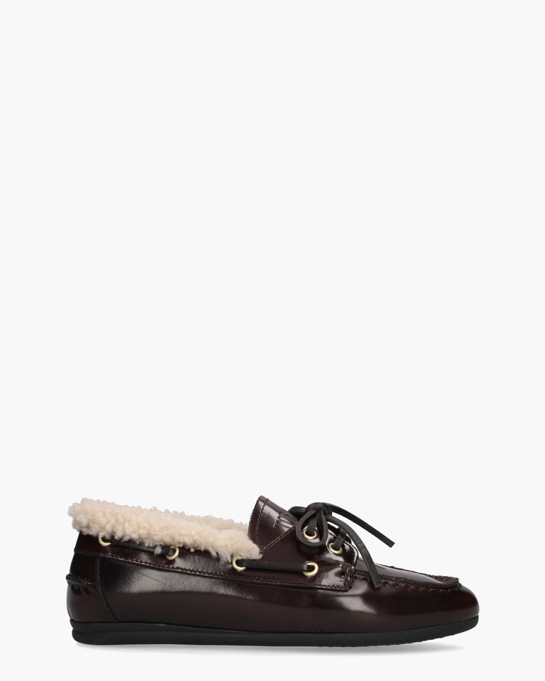 Nahua Bordeauxrood Damesloafers