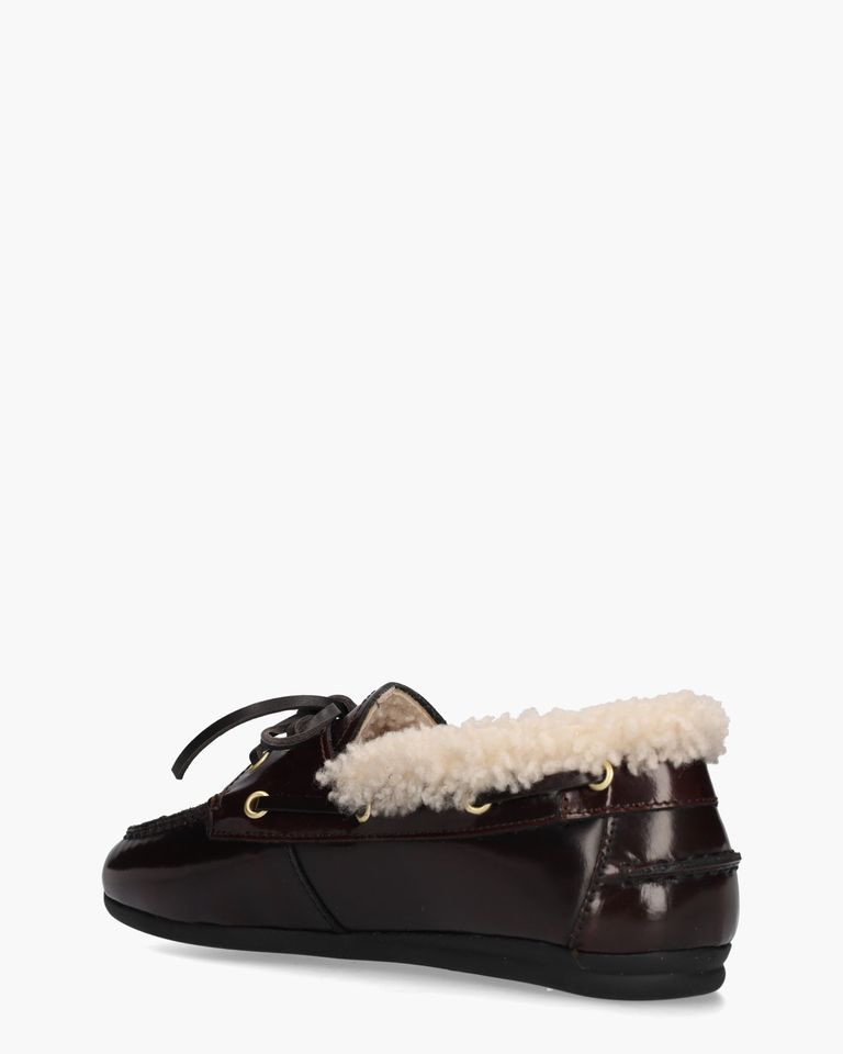 Nahua Bordeauxrood Damesloafers