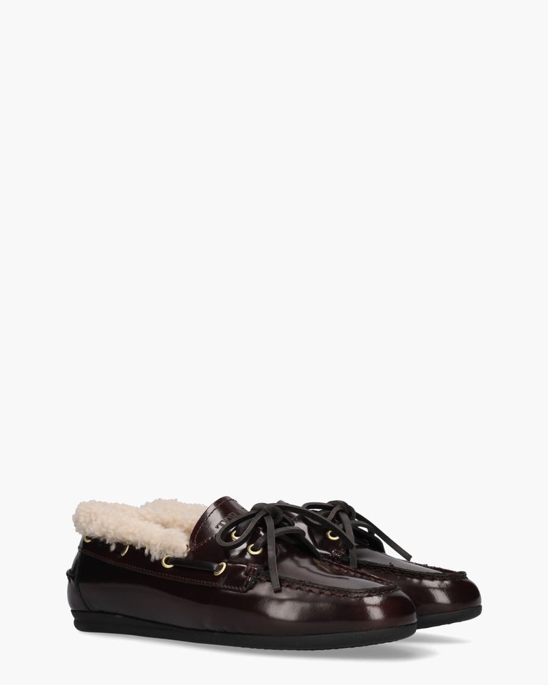 Nahua Bordeauxrood Damesloafers