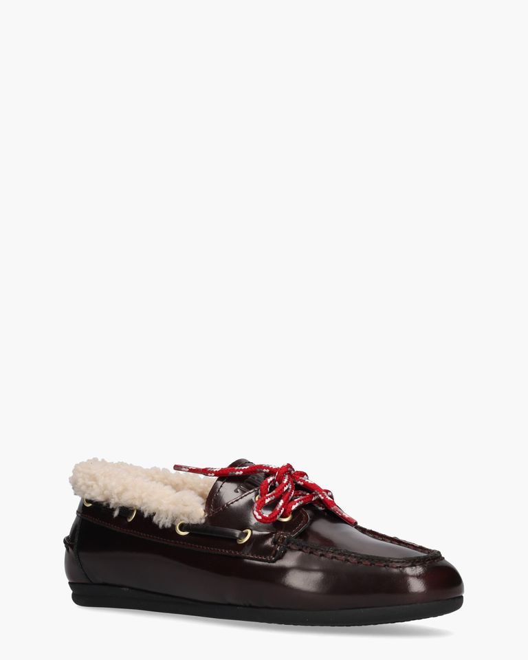Nahua Bordeauxrood Damesloafers