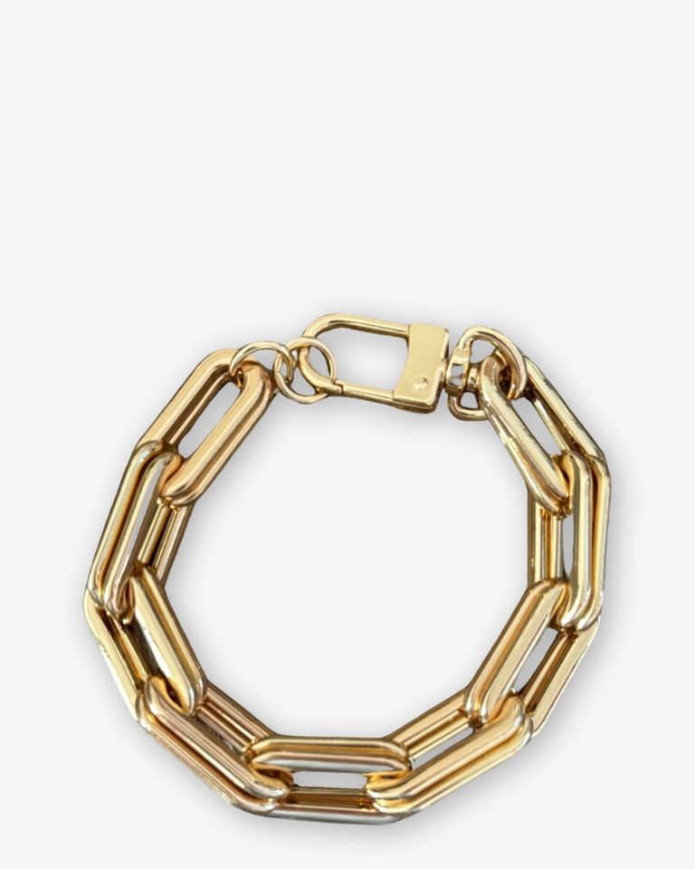 Chunky Chain Bracelet Goud Armband