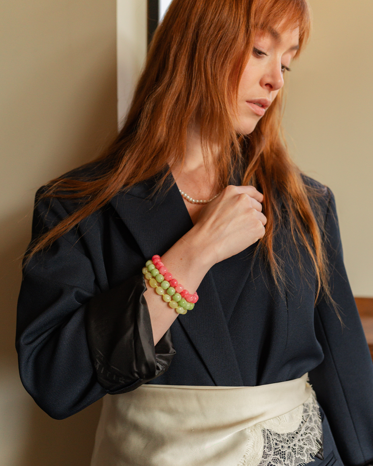 William Neon Bracelet Roze Armband