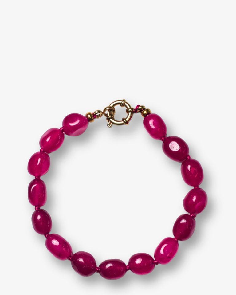 Bobby Bracelet Bordeauxrood Armband