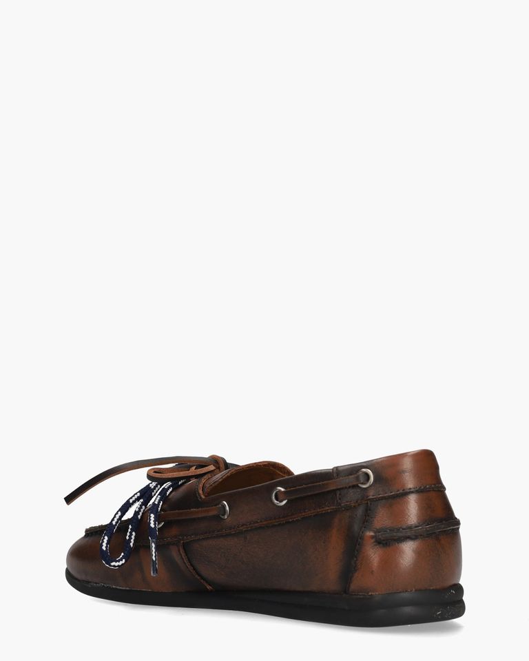Harvey Donkerbruin Heren Veterschoenen