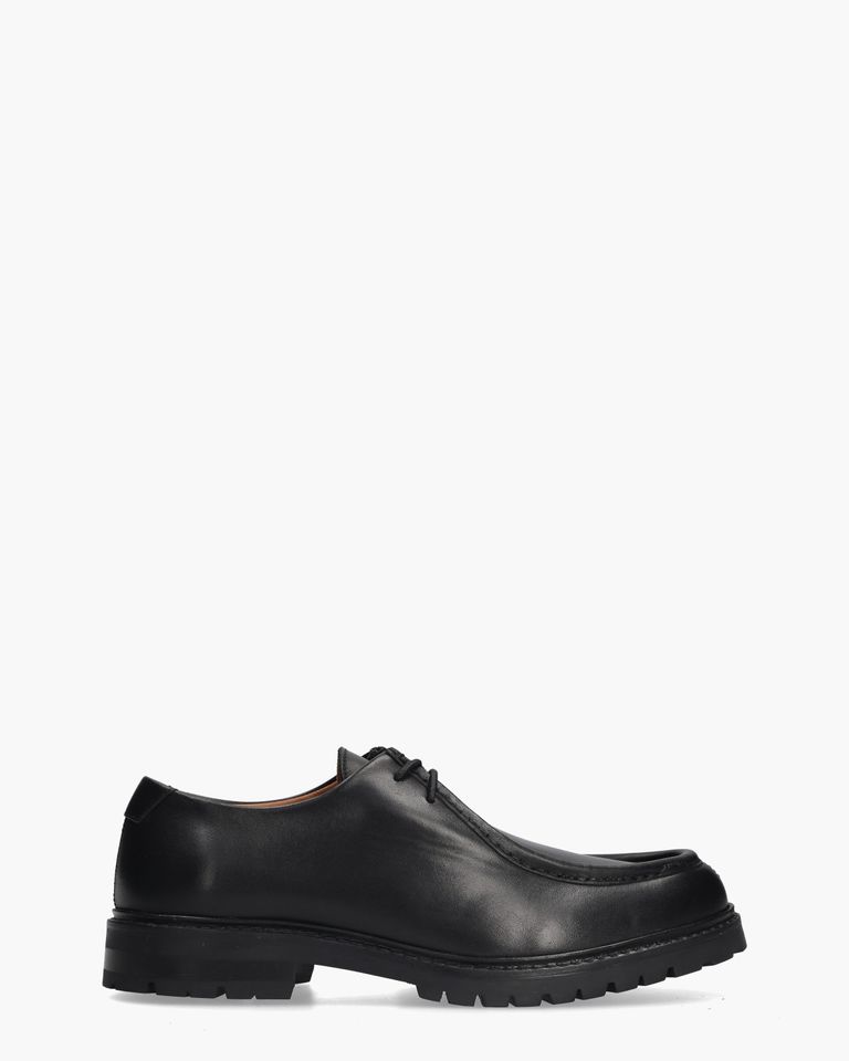 Abtin Zwart Heren Veterschoenen