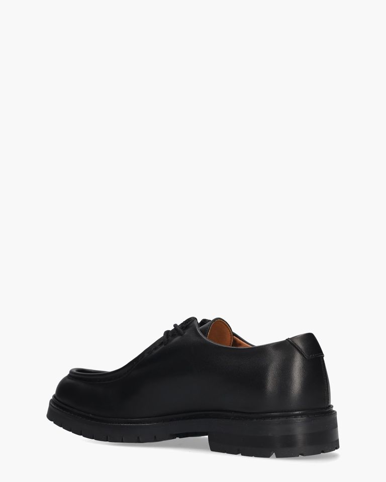 Abtin Zwart Heren Veterschoenen