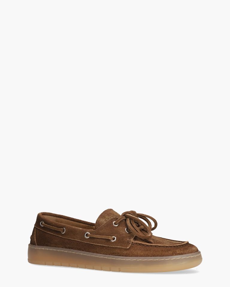 Boat Loafer Bruin Heren Veterschoenen