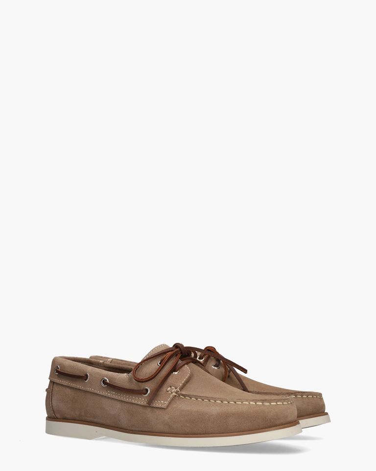 Zayon Taupe Heren Veterschoenen