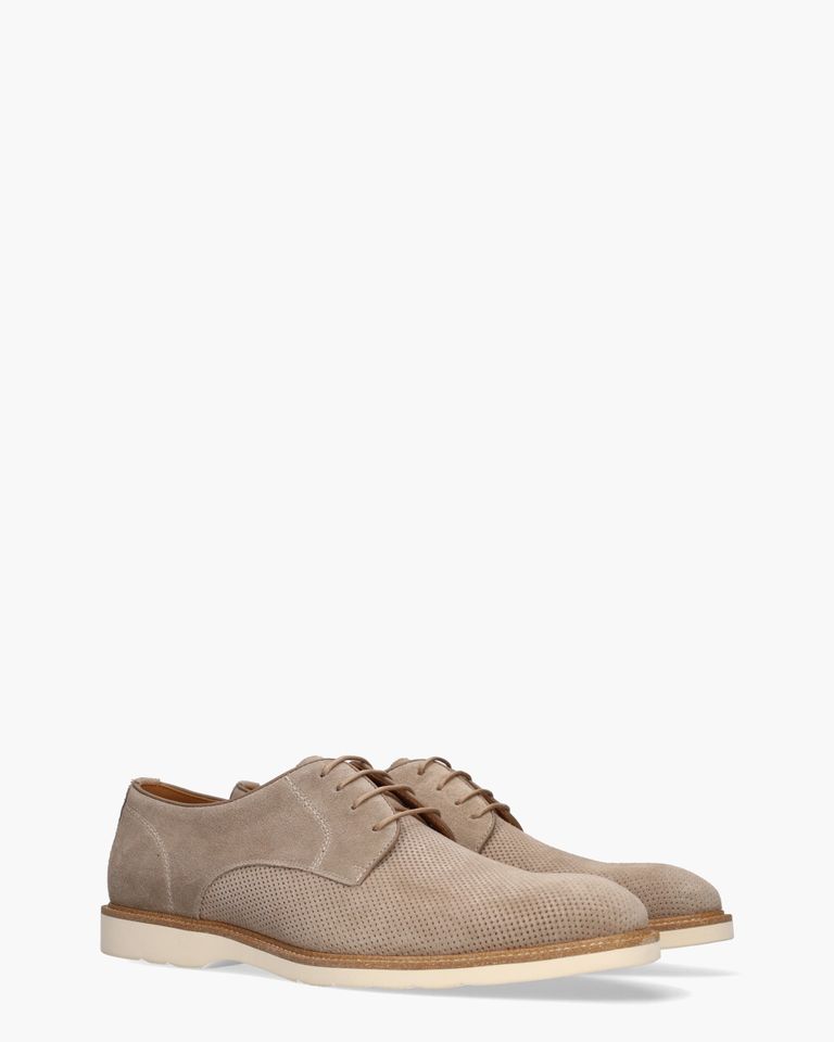 Zackery Beige Heren Veterschoenen