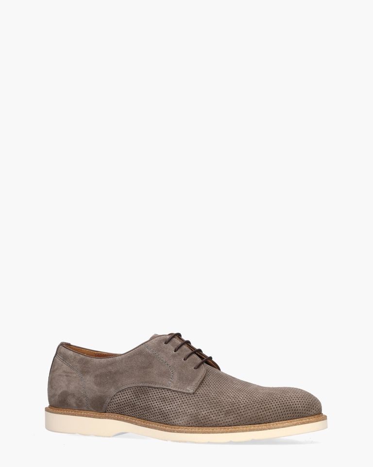 Zackery Taupe Heren Veterschoenen