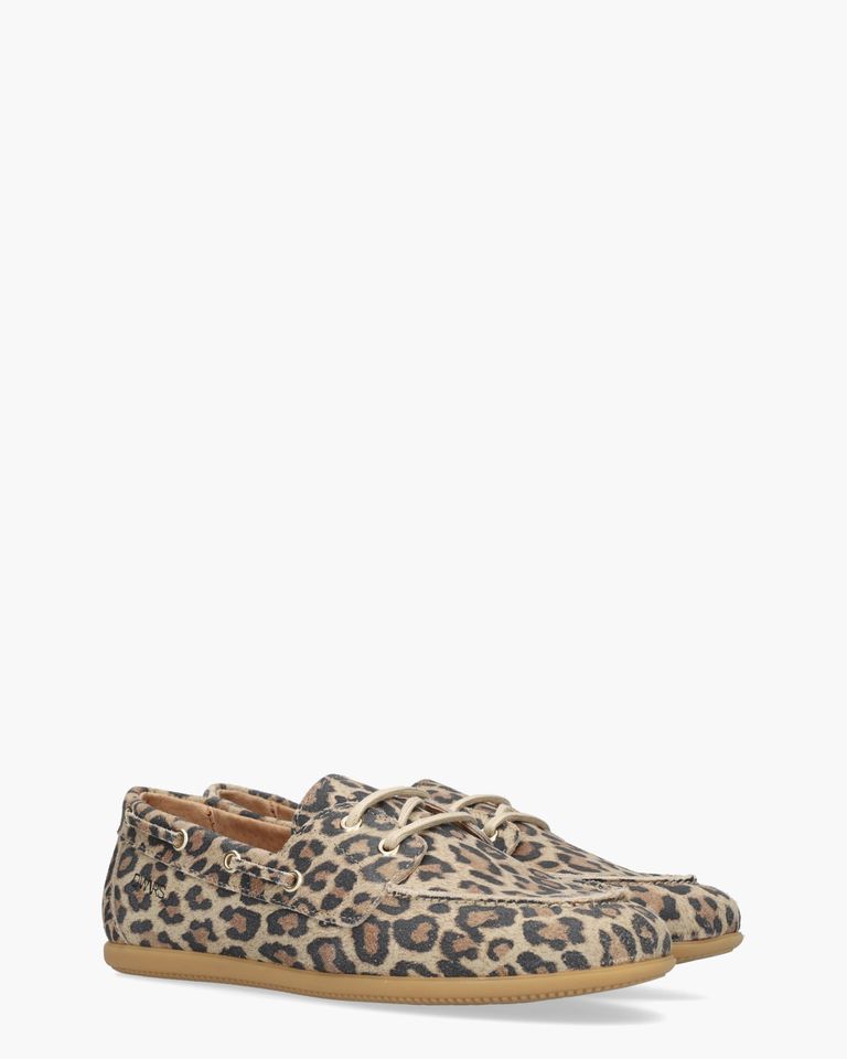 Latty Leopard Multicolor Dames Veterschoenen