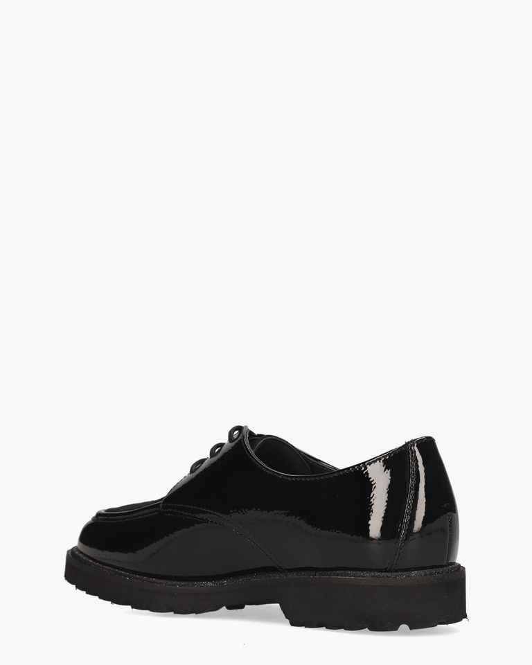 40910 Zwart Dames Veterschoenen