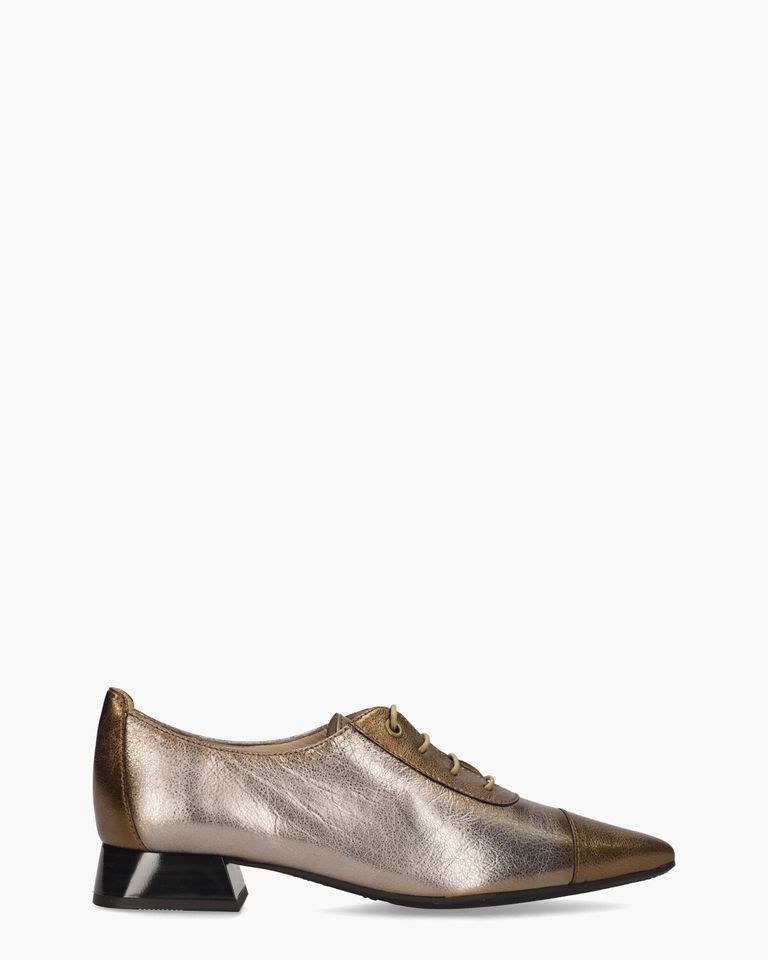 HI234634 Goud/Zilver Dames Veterschoenen