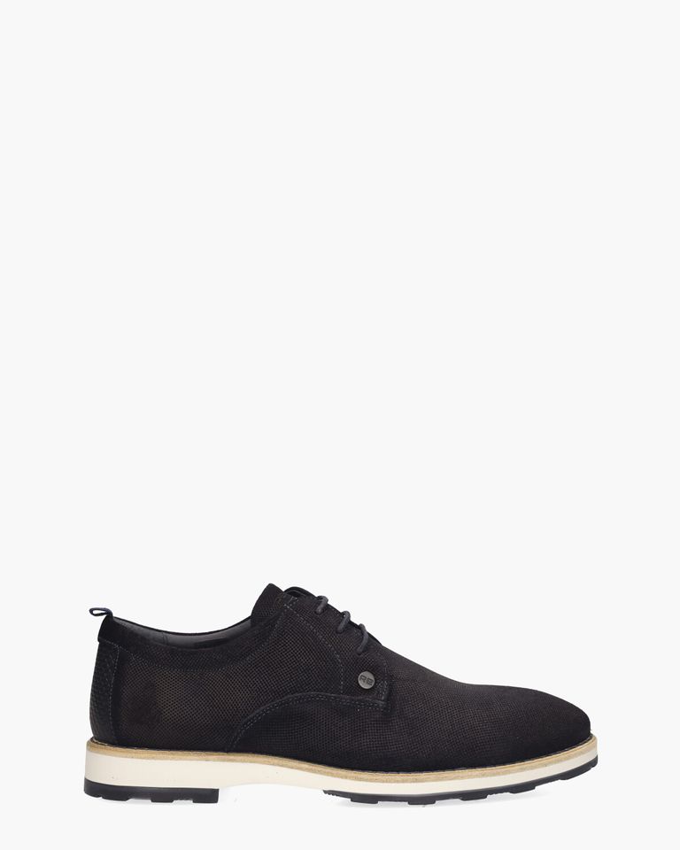 Pozato Sue Weave Donkerblauw Heren Veterschoenen