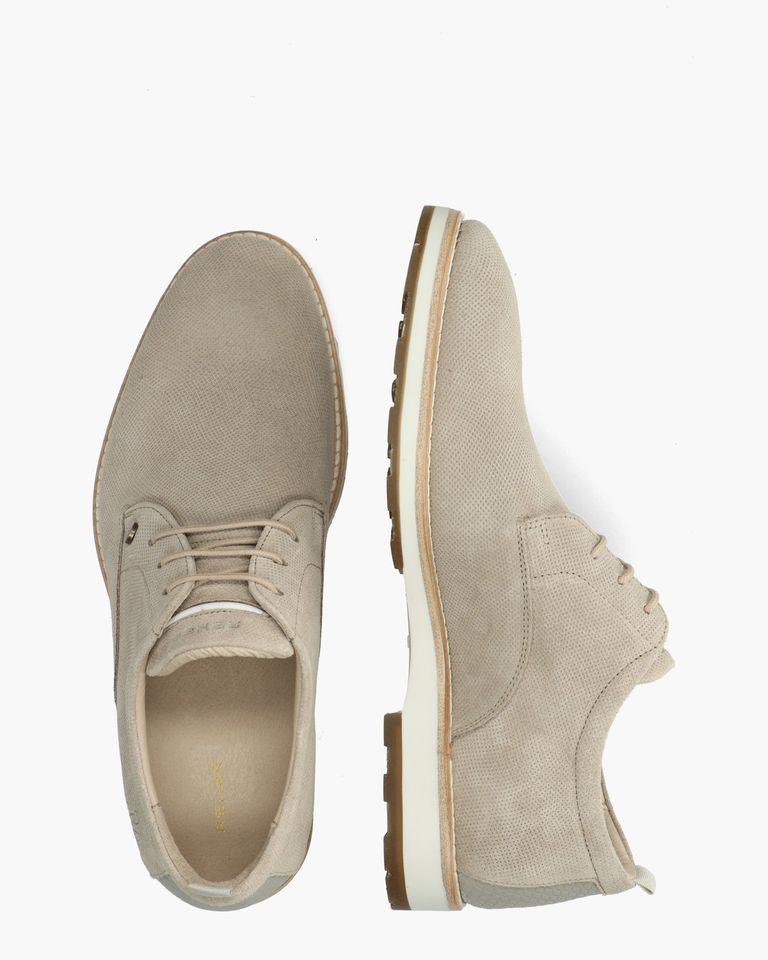 Pozato Weave Beige Heren Veterschoenen