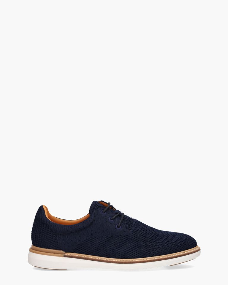 Tyano Donkerblauw Heren Veterschoenen