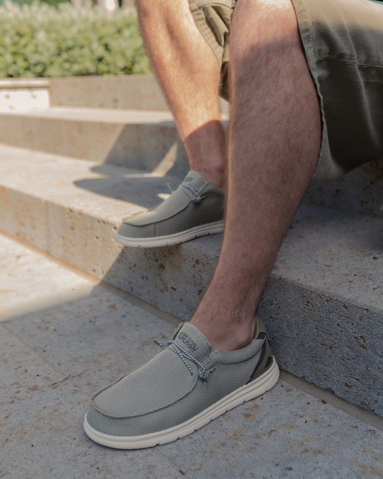 Roadster Lichtgroen Heren Veterschoenen