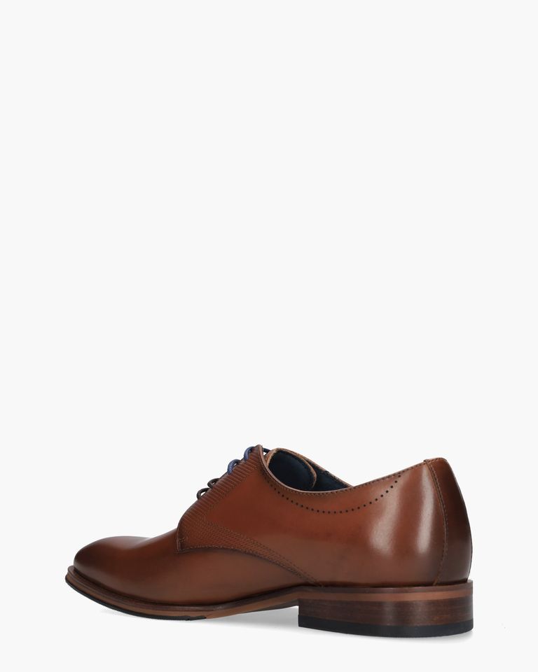 Zay Cognac Heren Veterschoenen