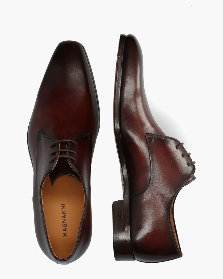 23809 Bruin Heren Veterschoenen