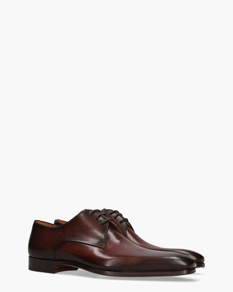 23809 Bruin Heren Veterschoenen