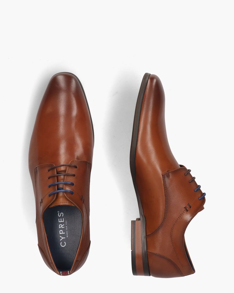 Tiger Cognac Heren Veterschoenen