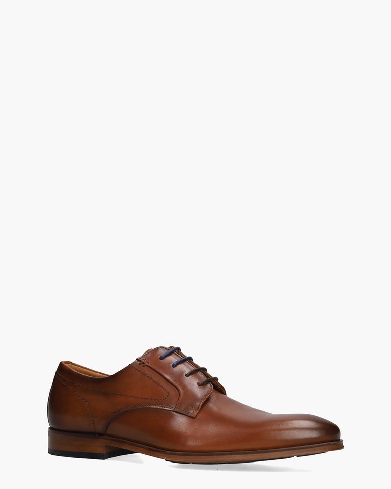 Alem Cognac Heren Veterschoenen
