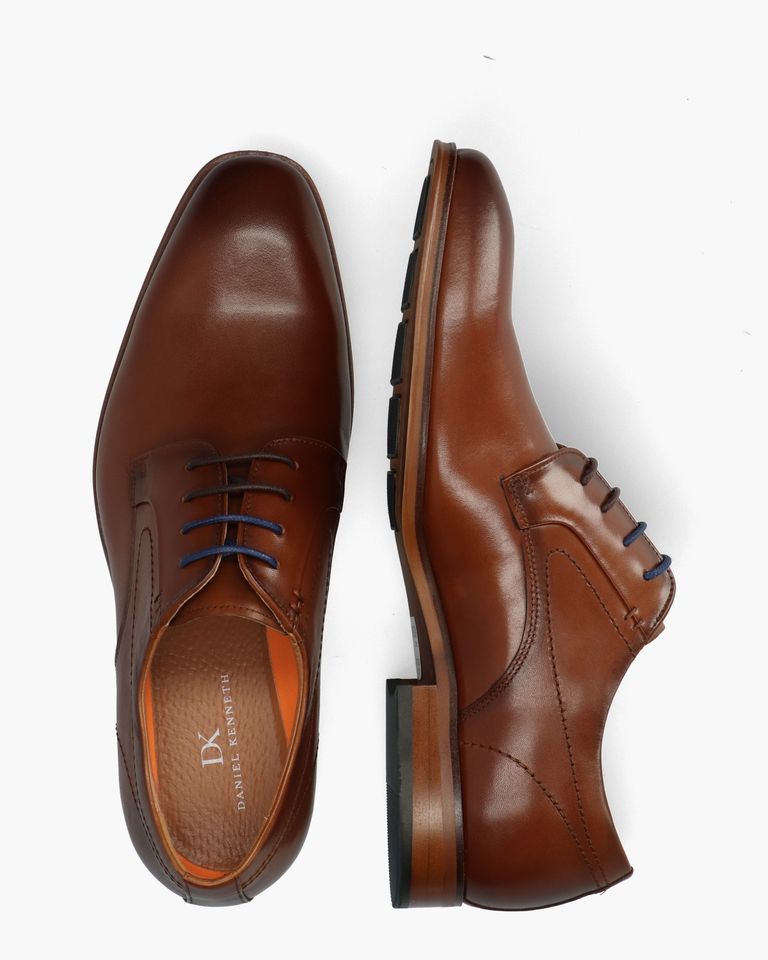 Alem Cognac Heren Veterschoenen