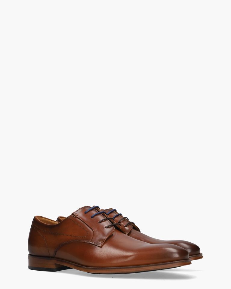 Alem Cognac Heren Veterschoenen