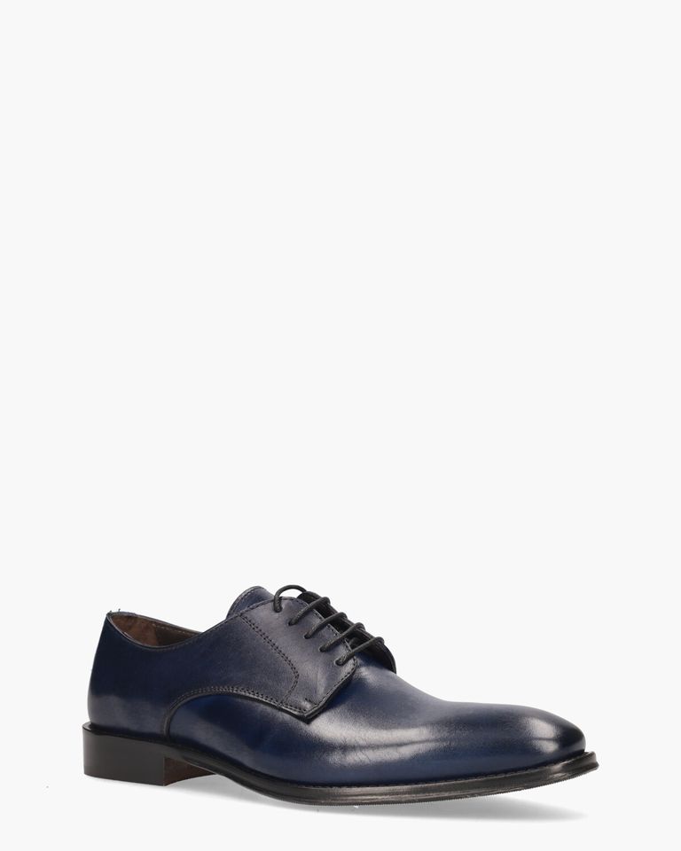 Ubaldo Donkerblauw Heren Veterschoenen