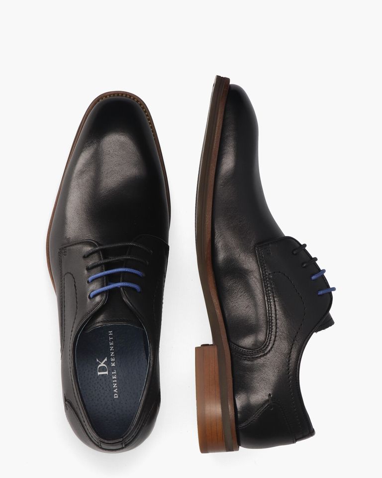 Ylan Zwart Heren Veterschoenen