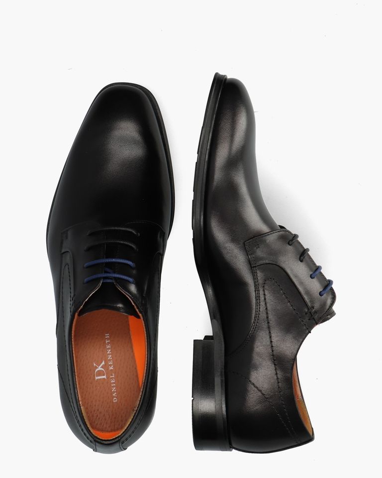 Alem Zwart Heren Veterschoenen