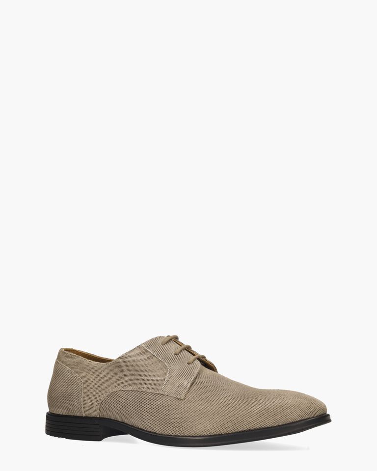 Wyatt Taupe Heren Veterschoenen
