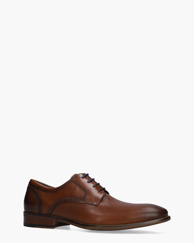 Antoine Cognac Heren Veterschoenen
