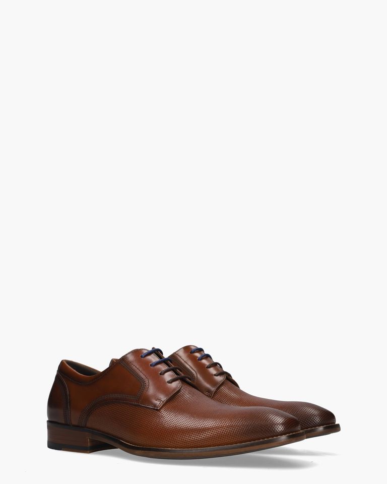 Antoine Cognac Heren Veterschoenen