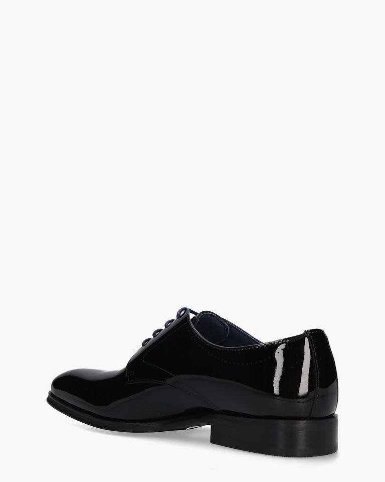 Ayaz Zwart Heren Veterschoenen
