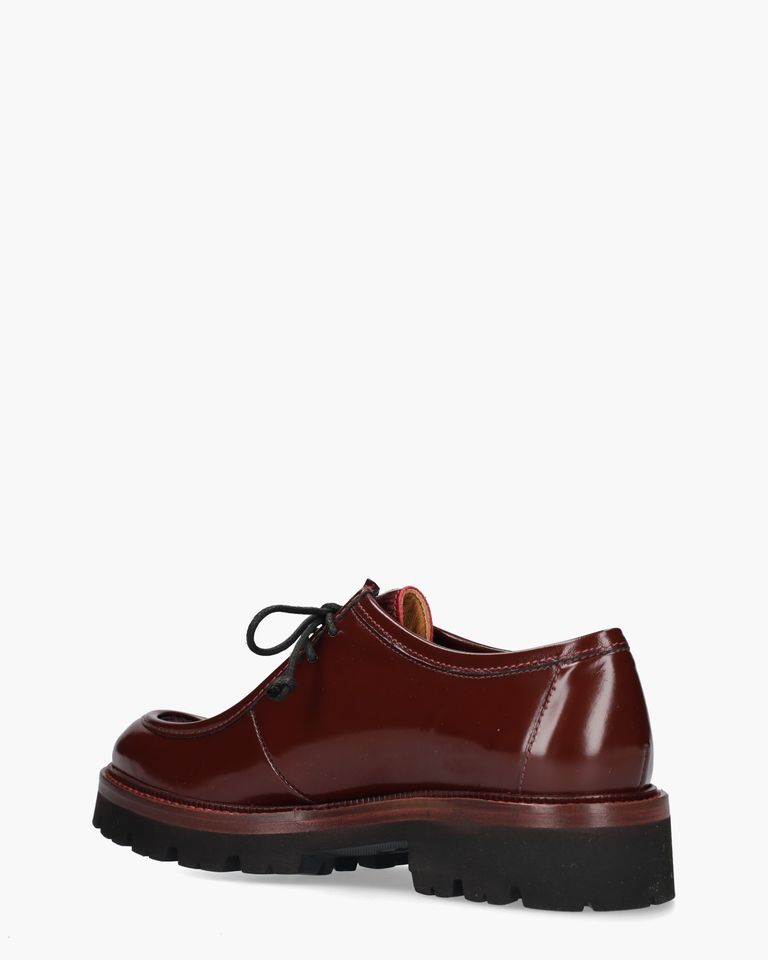 3225 Bordeauxrood Dames Veterschoenen