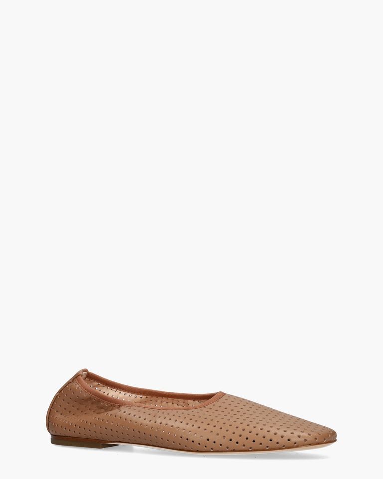 Lucy Cognac Damesballerina's 