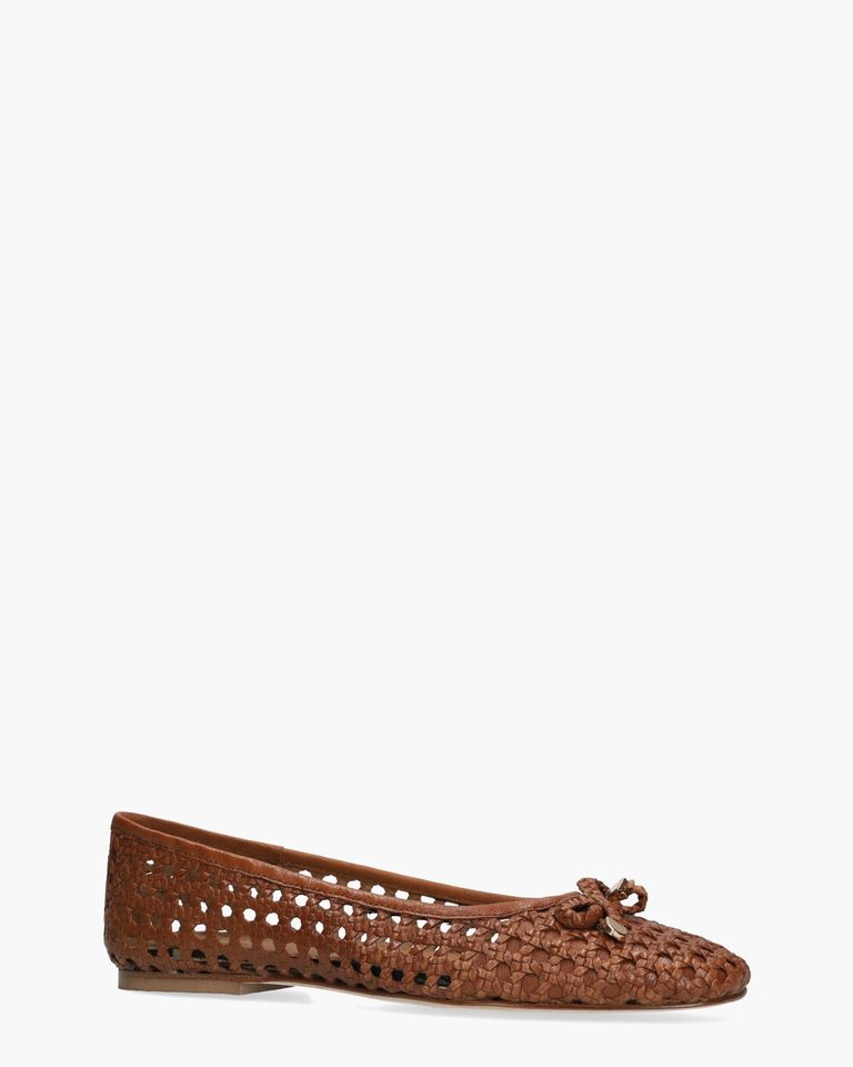 Zyta Cognac Damesballerina's