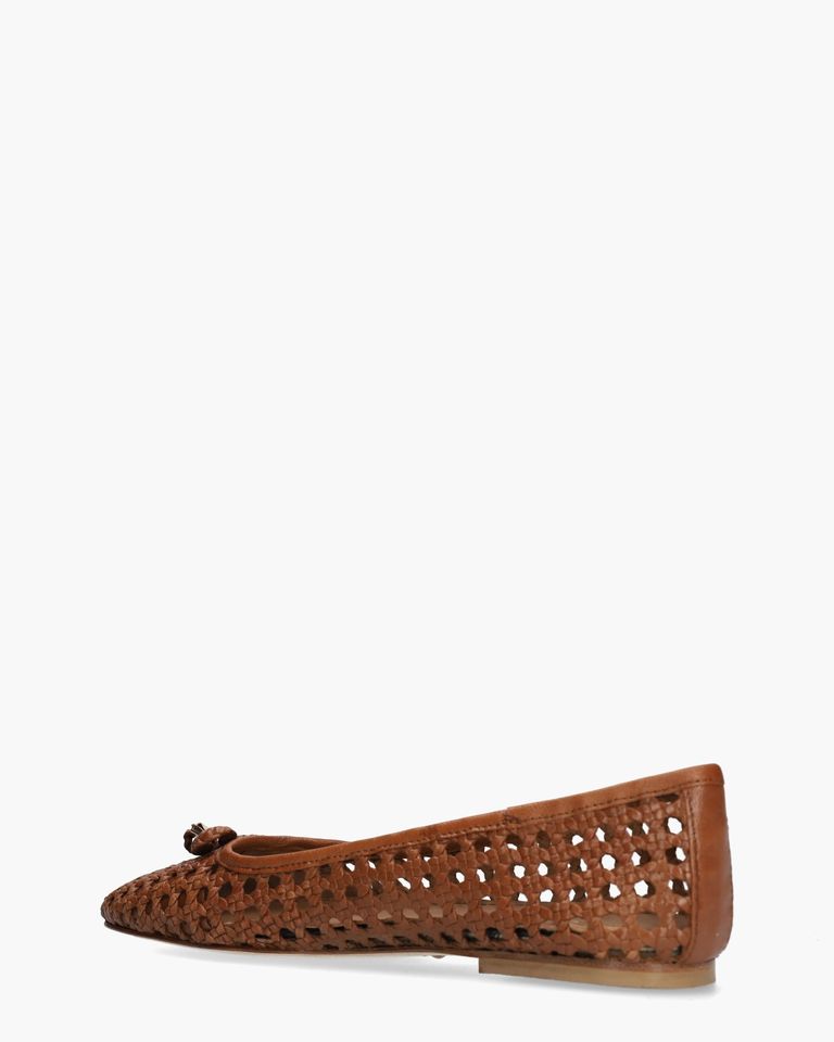 Zyta Cognac Damesballerina's