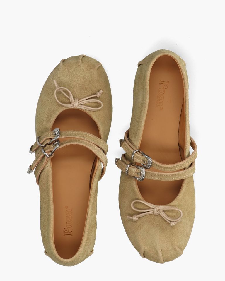 Vita Ballerina Cognac Damesballerina's