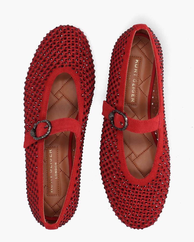 Mayfair Ballet Flat Rood Damesballerina's