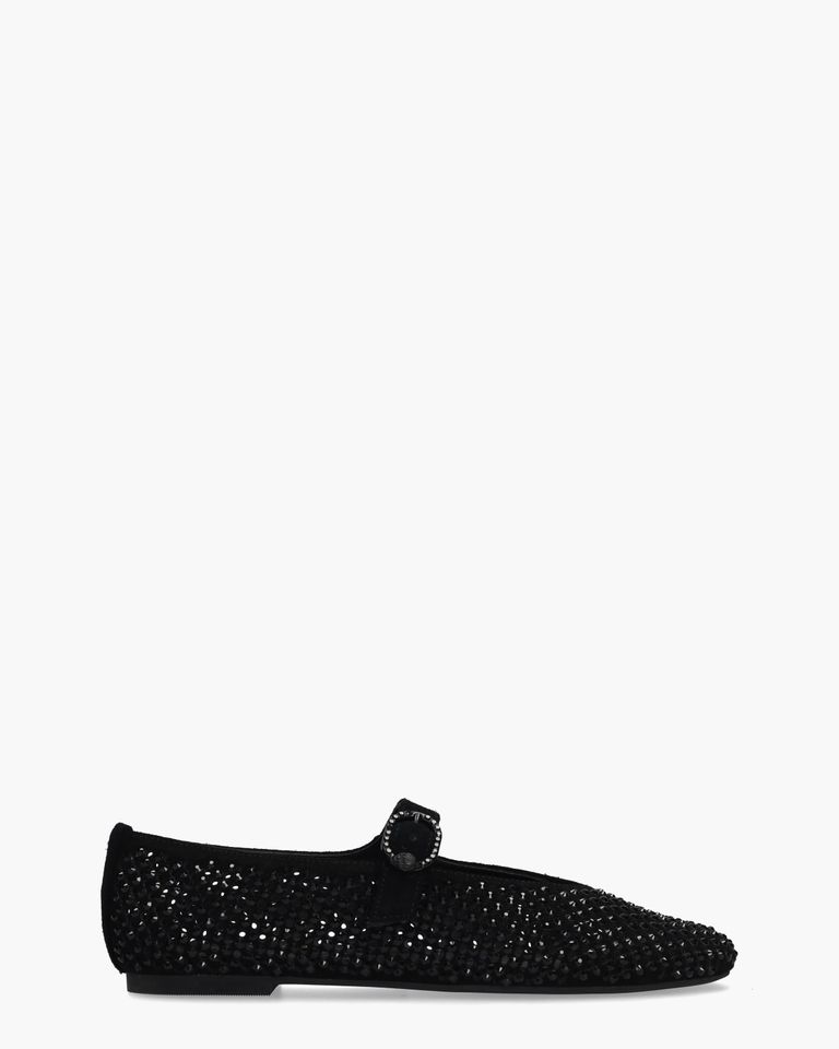 Mayfair Ballet Flat Zwart Damesballerina's