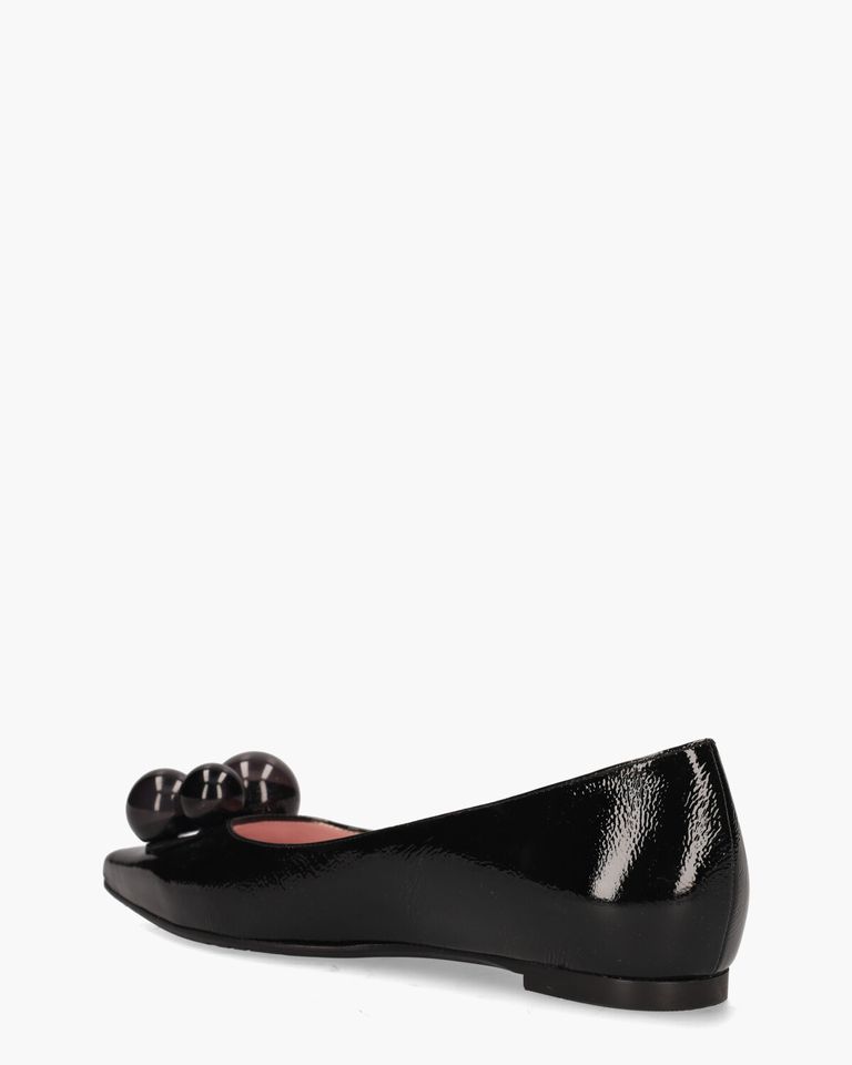 7303 Zwart Damesballerina's