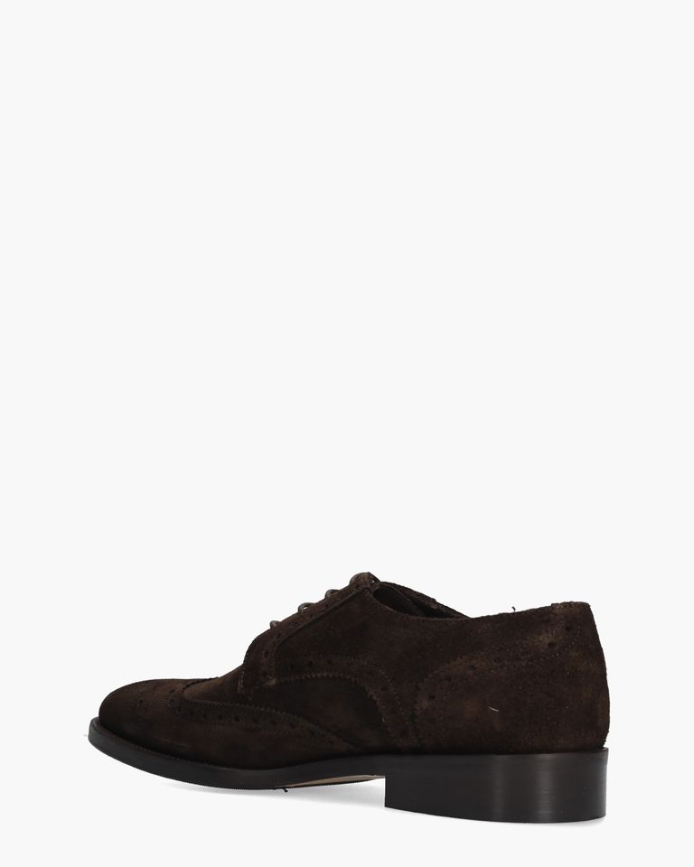904 Donkerbruin Heren Veterschoenen