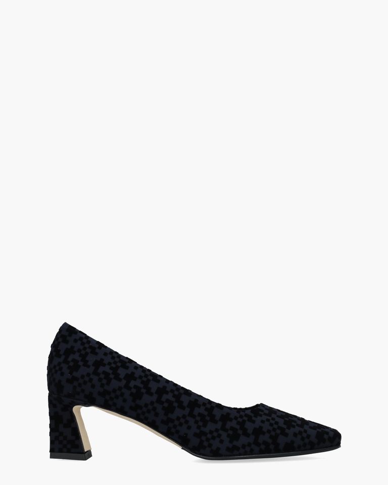 51377 Donkerblauw Damespumps