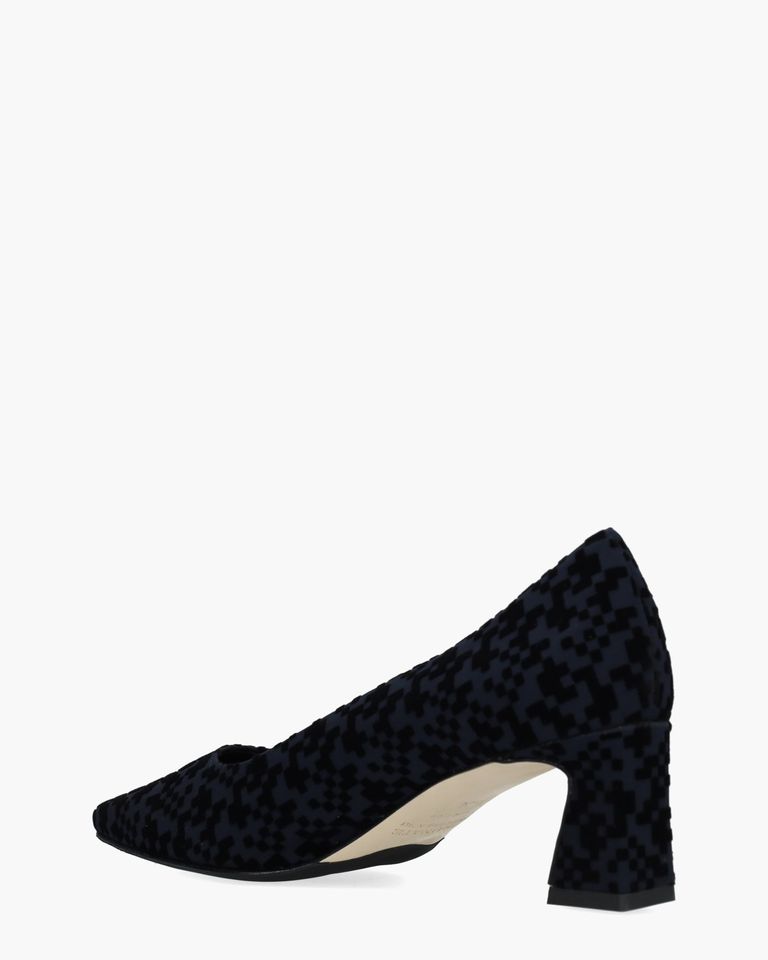 51377 Donkerblauw Damespumps